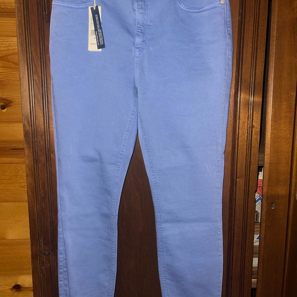 Vineyard Vines High Rise Skinny Jean Beaker Blue Size 31 NWT Originally $178 - Picture 11 of 16